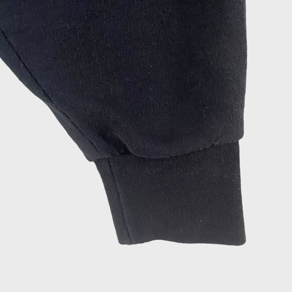 Disney Micky Mouse Ears Hoodie Sweatshirt Men's Small Black Graphic Long-Sleeve - Picture 8 of 13